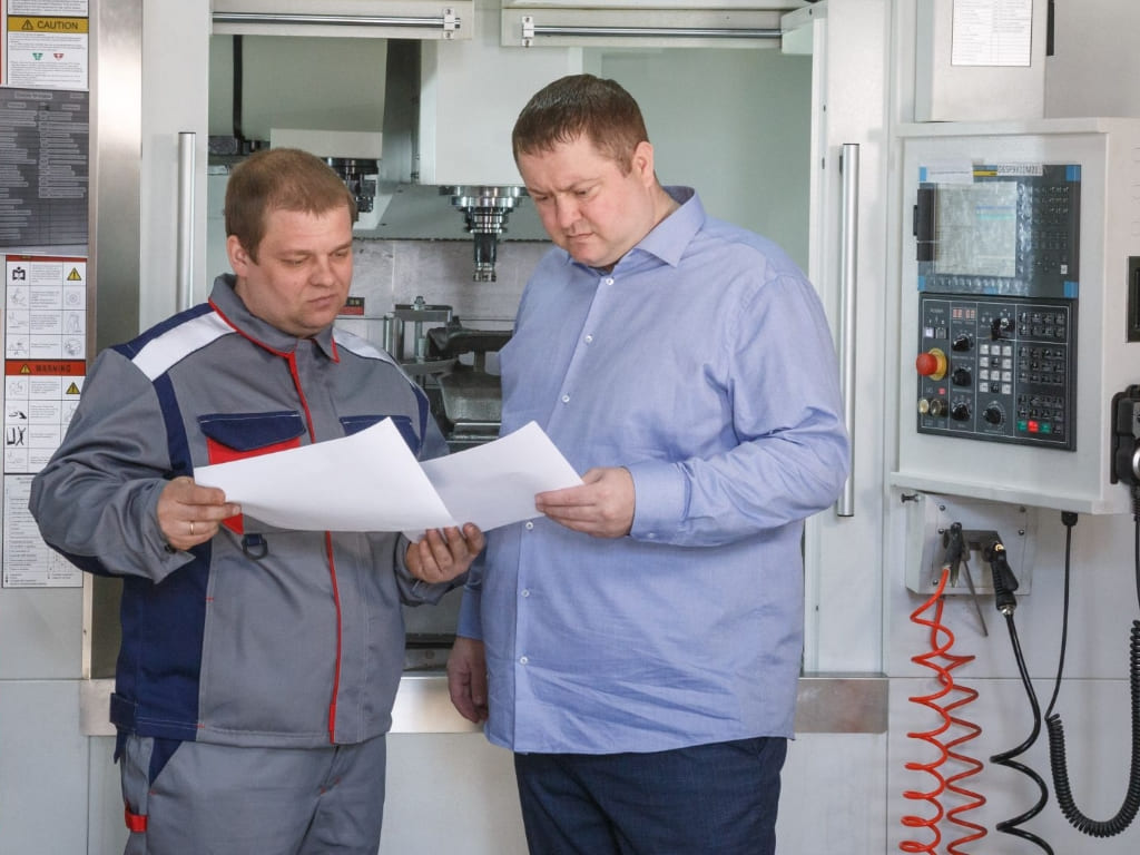 участок металлообработки на ЧПУ